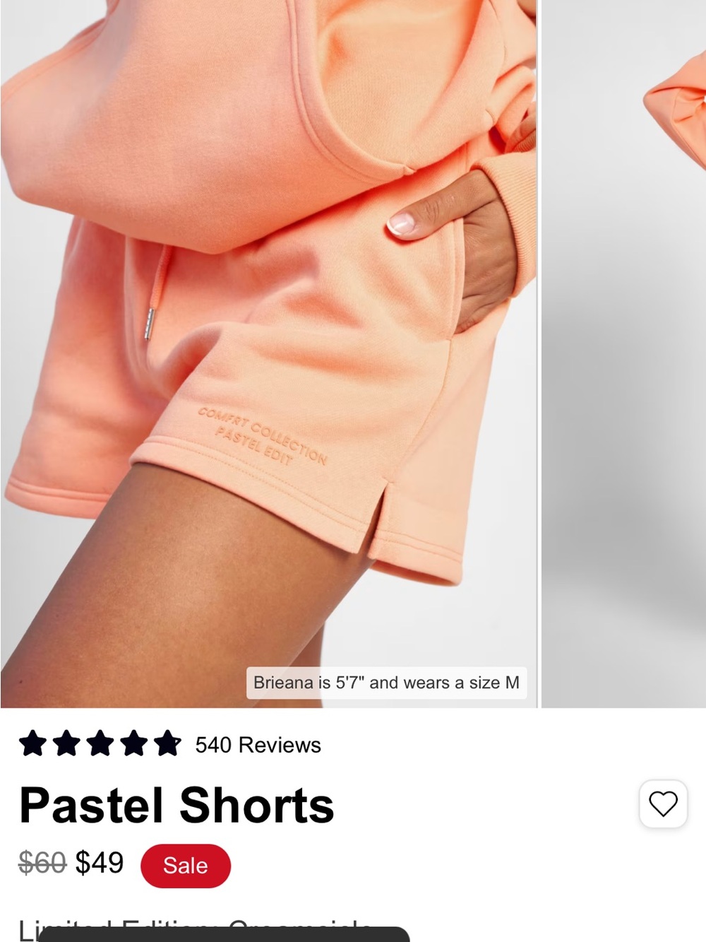 Comfort Pastel Collection Shorts - Picture 6 of 6